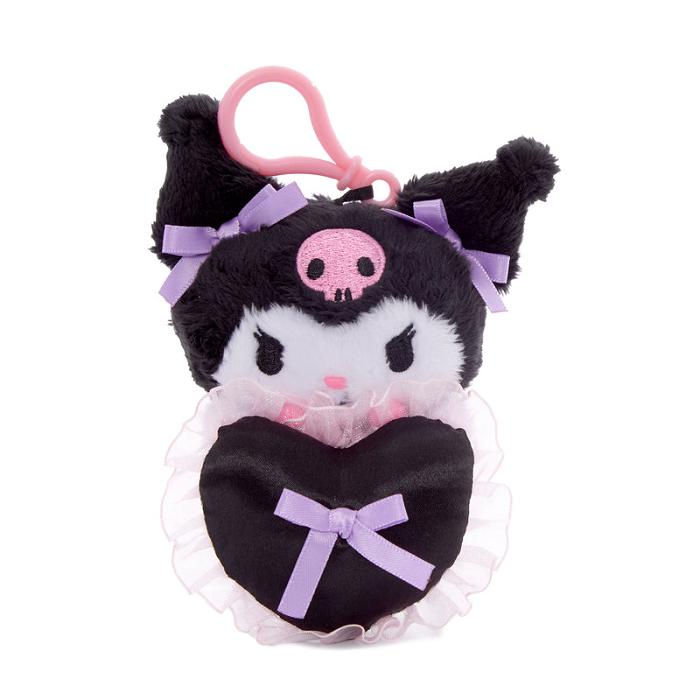 Hello Kitty Kuromi Lovely Ribbons Mascot Clip Fialové Černé | CZ_HK71924