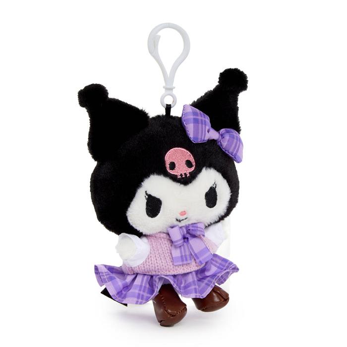 Hello Kitty Kuromi Mascot Clip (Uniform Series) Fialové Černé | CZ_HK51144