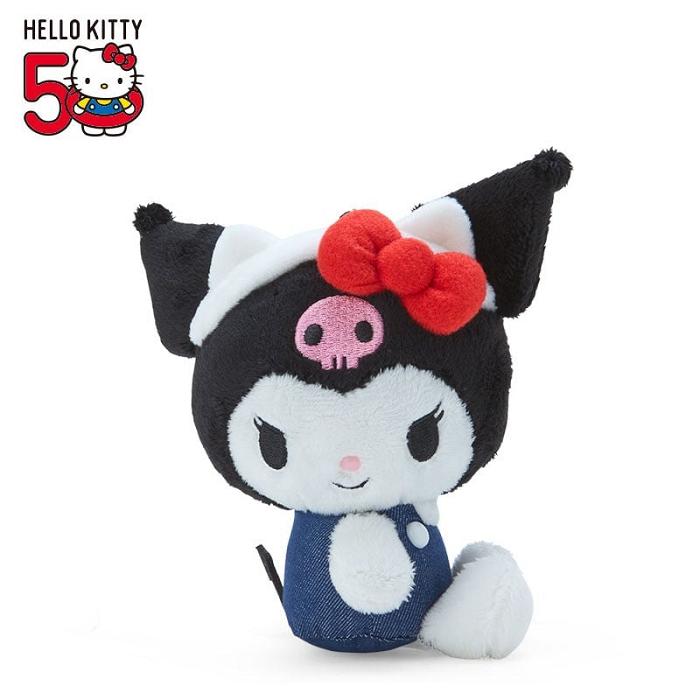 Hello Kitty Kuromi Mascot Keychain Plush (Hello, Everyone! Series) Blankyt Černé | CZ_HK96813