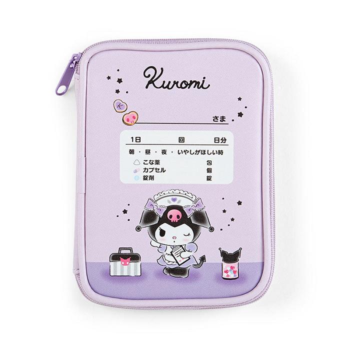 Hello Kitty Kuromi Mini Travel First-Aid Case Fialové | CZ_HK26023