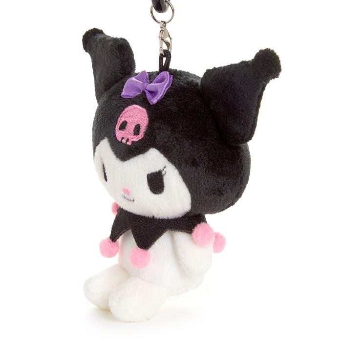 Hello Kitty Kuromi Plush Mascot Carabiner Černé | CZ_HK62825