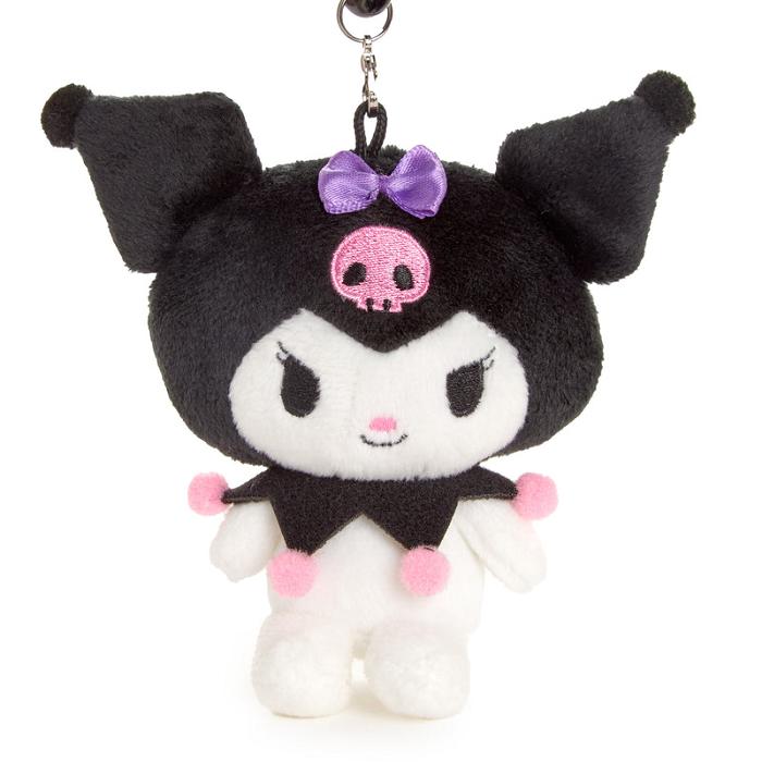 Hello Kitty Kuromi Plush Mascot Carabiner Černé | CZ_HK62825