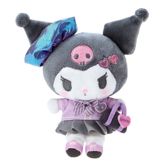 Hello Kitty Kuromi Plush Mascot Keychain (Sanrio Academy Series) Růžové Šedé | CZ_HK61923