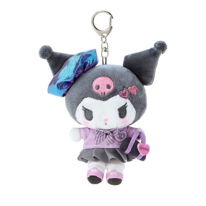 Hello Kitty Kuromi Plush Mascot Keychain (Sanrio Academy Series) Růžové Šedé | CZ_HK61923