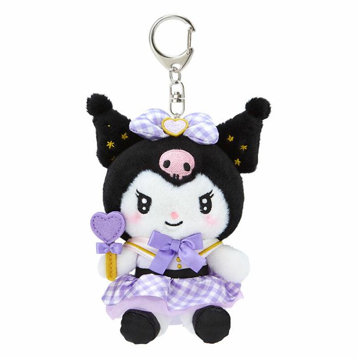 Hello Kitty Kuromi Plush Mascot Keychain (Love You More Series) Fialové | CZ_HK92703