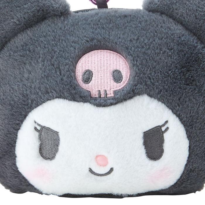 Hello Kitty Kuromi Plush Mini Face Černé | CZ_HK98282