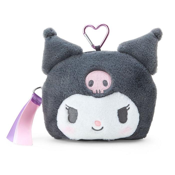 Hello Kitty Kuromi Plush Mini Face Černé | CZ_HK98282