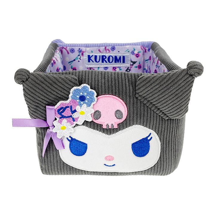 Hello Kitty Kuromi & Baku Mini Storage Bin (Charming Florals Series) Fialové | CZ_HK95277