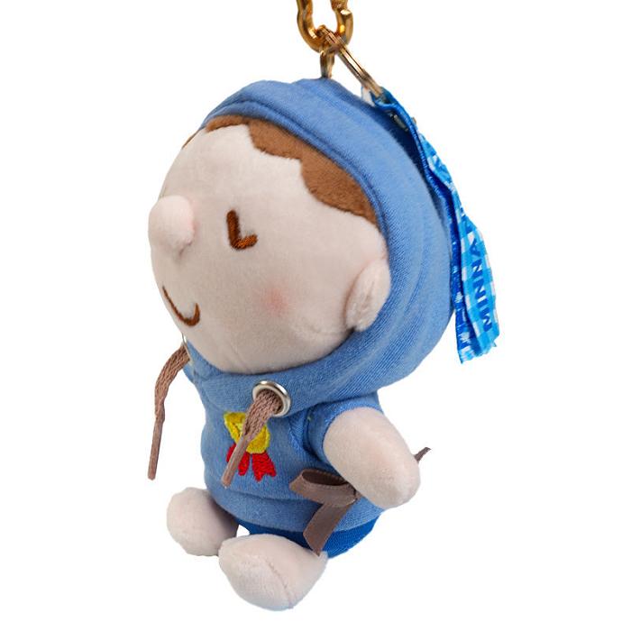 Hello Kitty Minna No Tabo Plush Mascot Keychain (Cozy Hoodie Series) Blankyt | CZ_HK32105