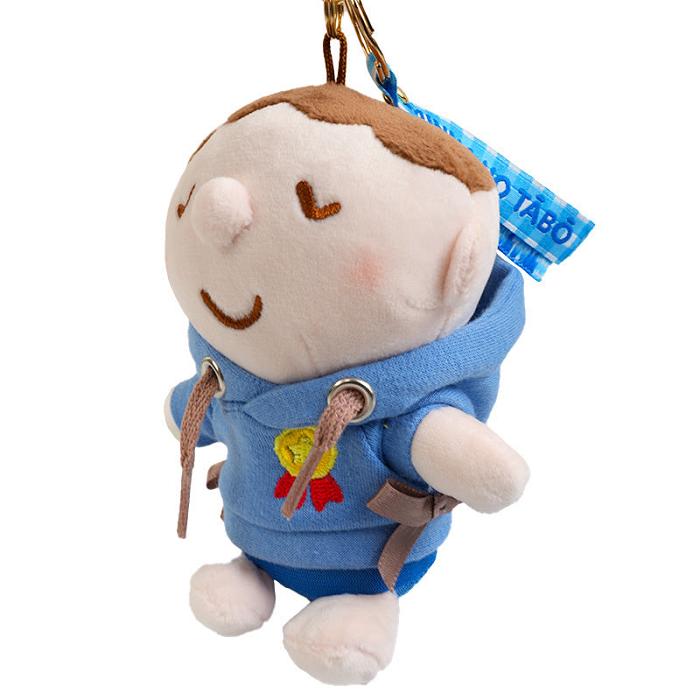 Hello Kitty Minna No Tabo Plush Mascot Keychain (Cozy Hoodie Series) Blankyt | CZ_HK32105