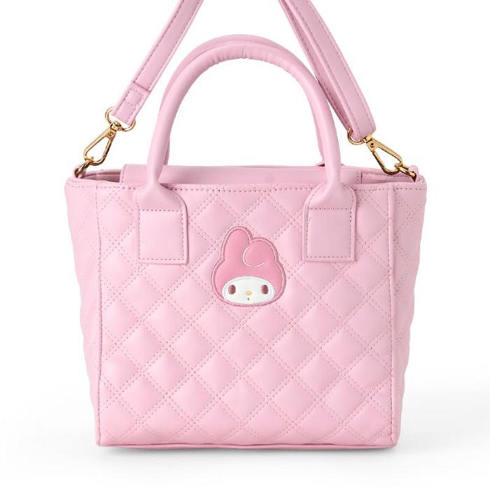 Hello Kitty My Melody 2-Way Mini Quilted Růžové | CZ_HK99277