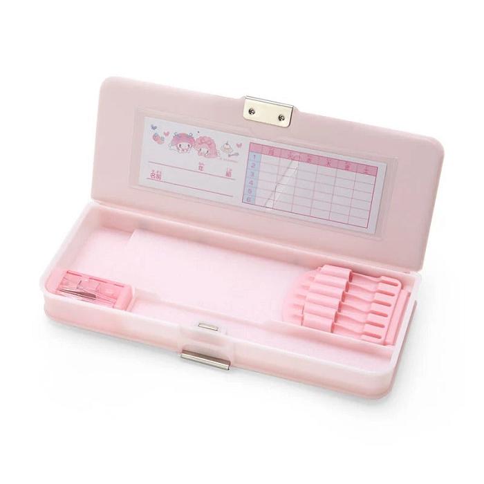 Hello Kitty My Melody 2-Way Pencil Case Růžové | CZ_HK84535