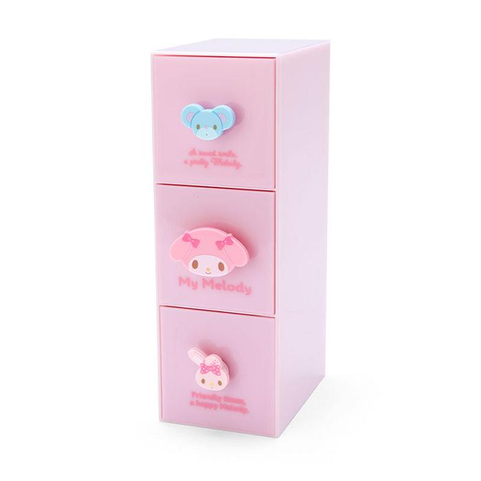 Hello Kitty My Melody 3-Tier Besties Stacking Container Růžové | CZ_HK17602