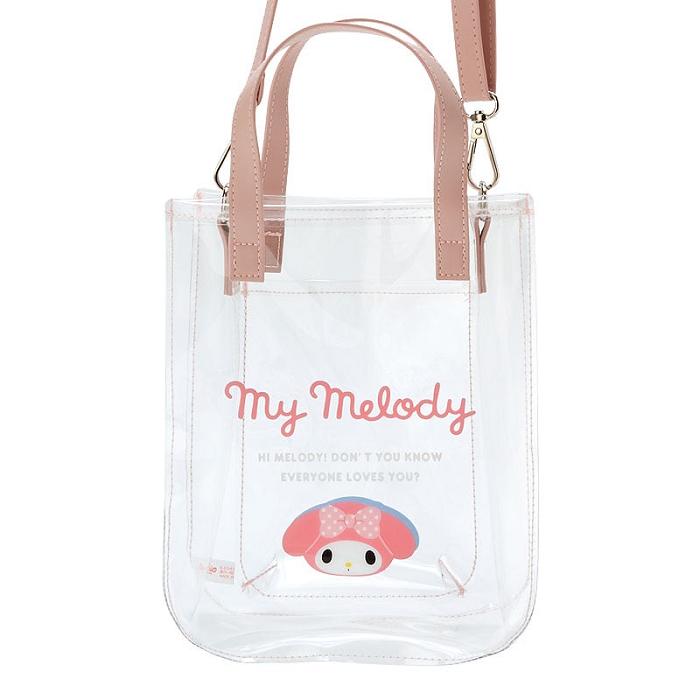 Hello Kitty My Melody Clear 2-Way Mini Bílé | CZ_HK11727