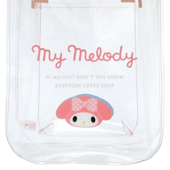 Hello Kitty My Melody Clear 2-Way Mini Bílé | CZ_HK11727