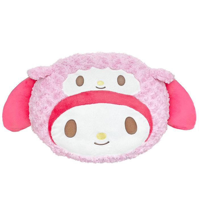 Hello Kitty My Melody Cozy Pals Face Plush Růžové | CZ_HK40220