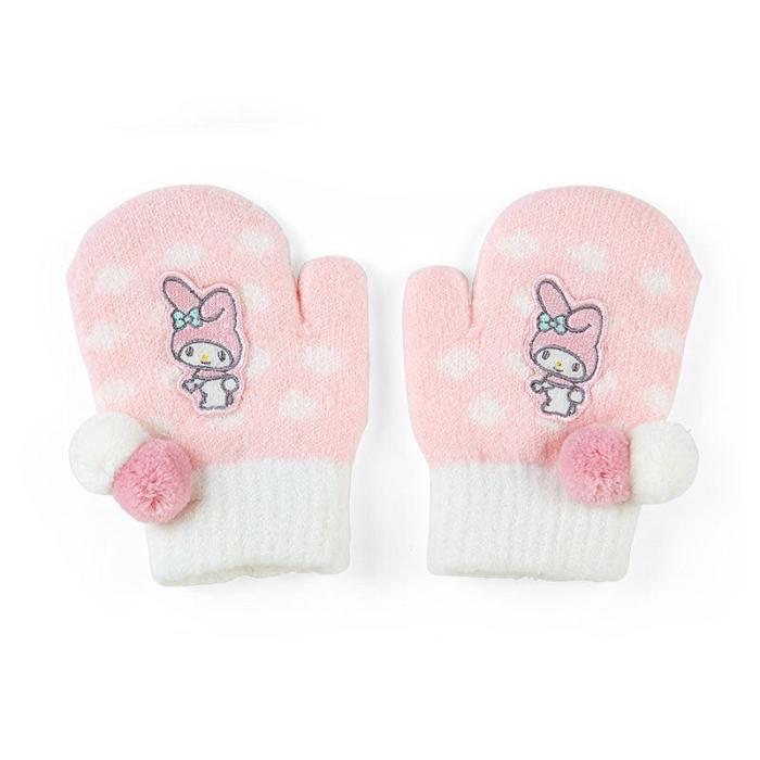 Hello Kitty My Melody Kids Cozy Mittens Růžové Bílé | CZ_HK65405