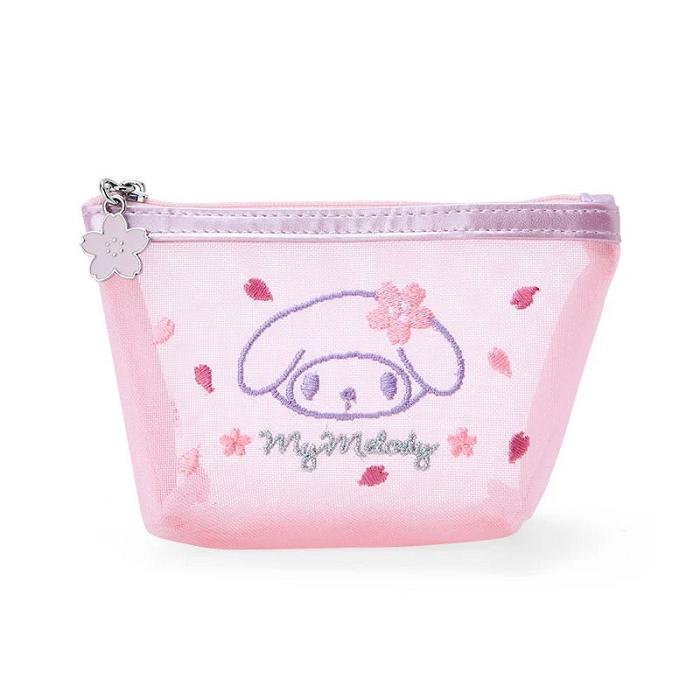 Hello Kitty My Melody Mesh Zipper (Pink Sakura Series) Růžové | CZ_HK62203