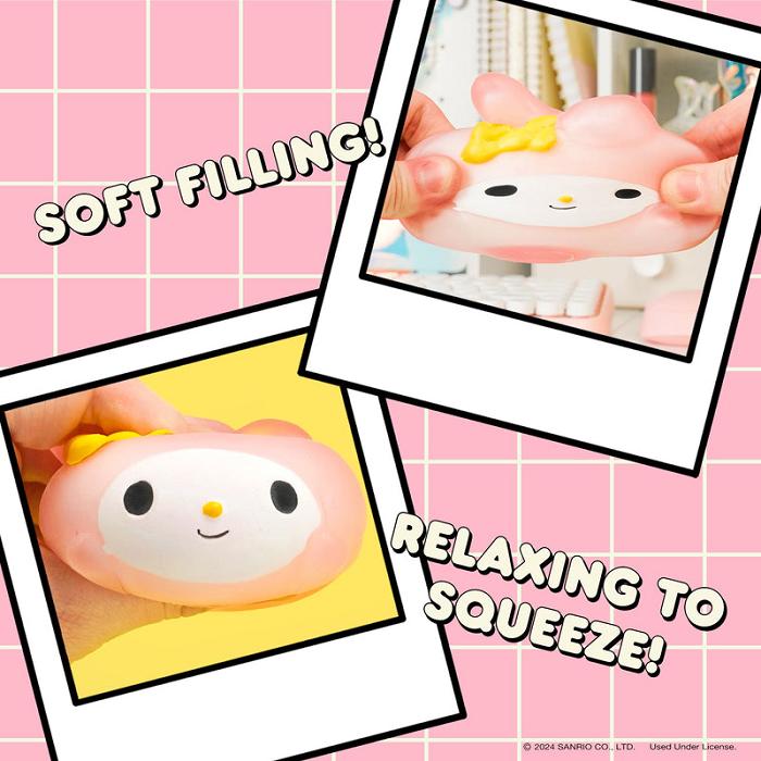 Hello Kitty My Melody Mochi SquiSHU (Series 2) Růžové | CZ_HK40046