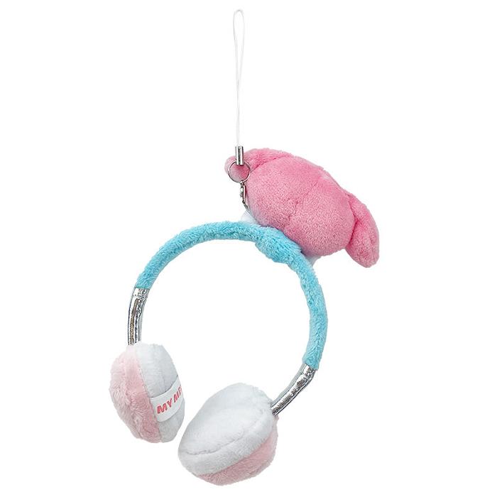 Hello Kitty My Melody Plush Headphones Bag Charm Růžové Blankyt | CZ_HK50509