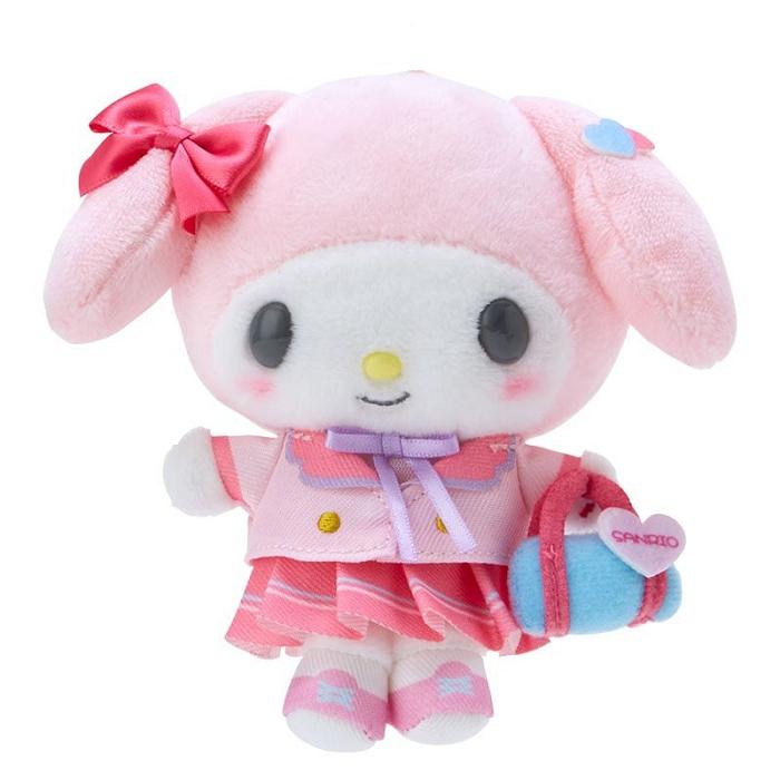 Hello Kitty My Melody Plush Mascot Keychain (Sanrio Academy Series) Růžové | CZ_HK57757