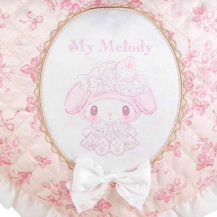 Hello Kitty My Melody Quilted Throw Pillow (White Strawberry Series) Růžové | CZ_HK12841