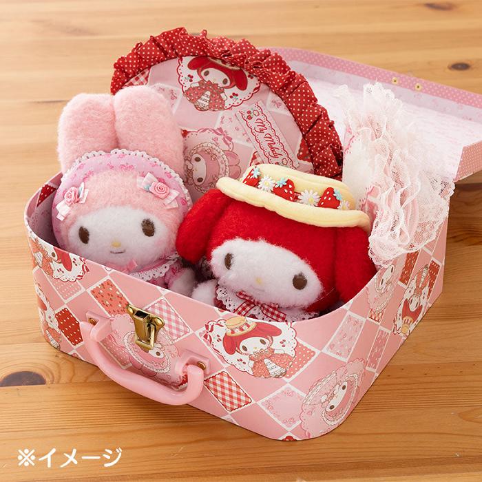 Hello Kitty My Melody Red Akamelo Storage Suitcase Růžové | CZ_HK31087