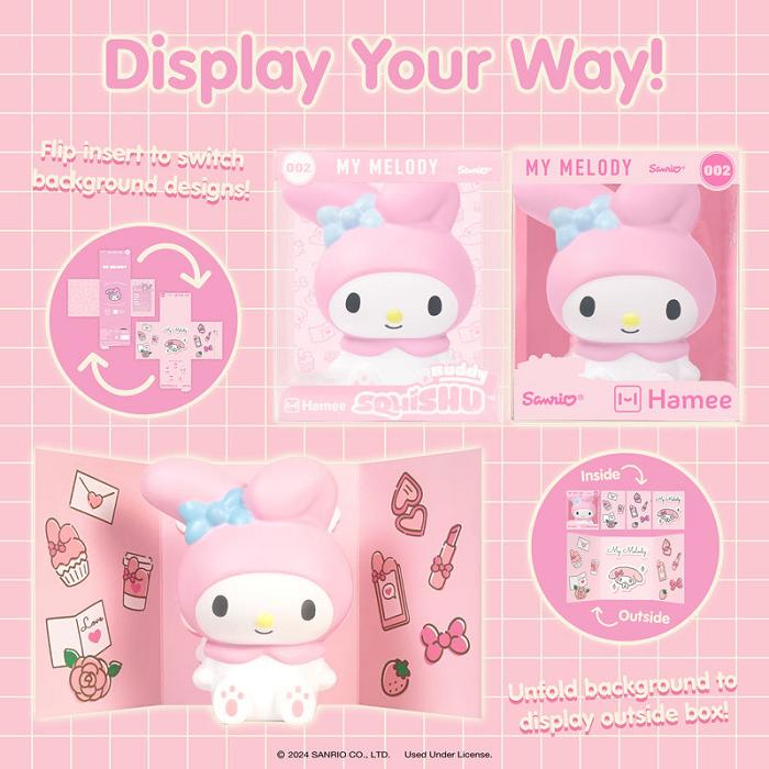 Hello Kitty My Melody SquiSHU (Series Buddy 002) Růžové | CZ_HK90511