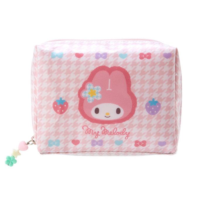 Hello Kitty My Melody Zipper (Floral Houndstooth Series) Růžové | CZ_HK65137