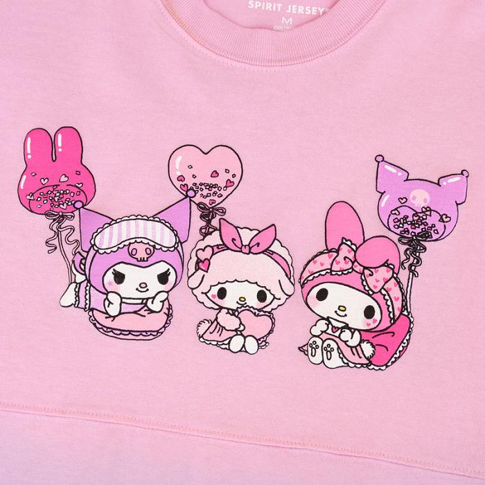 Hello Kitty My Melody & Kuromi Sleepover JapanLA Spirit Jersey Růžové | CZ_HK10378