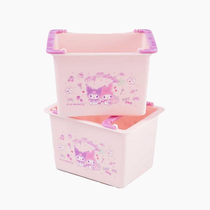 Hello Kitty My Melody & Kuromi Stackable Mini Baskets (Set of 2) Růžové | CZ_HK60884