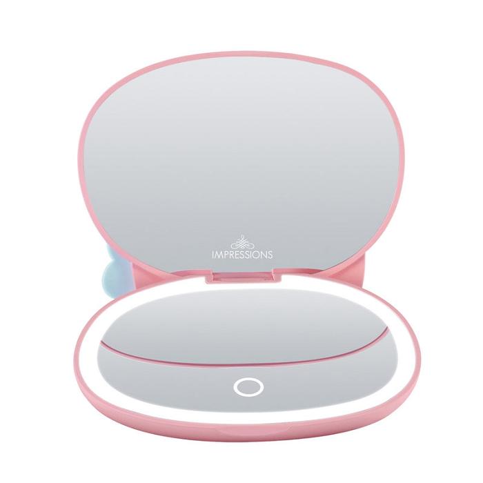 Hello Kitty My Melody x Impressions Vanity LED Compact Mirror Růžové | CZ_HK85514