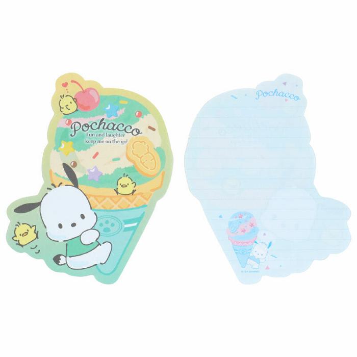 Hello Kitty Pochacco Letter Set (Ice Cream Party Series) Zelene | CZ_HK96144