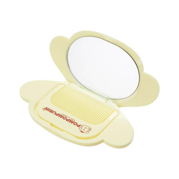 Hello Kitty Pompompurin 2-Piece Mirror and Comb Set Žluté | CZ_HK20721