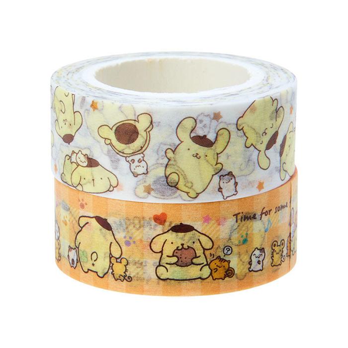 Hello Kitty Pompompurin 2-Piece Washi Tape Set Žluté | CZ_HK31450