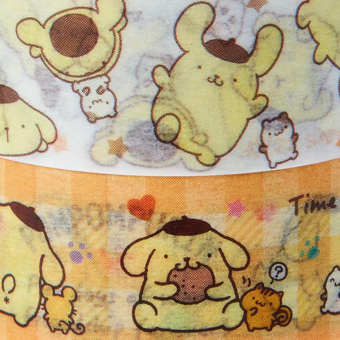 Hello Kitty Pompompurin 2-Piece Washi Tape Set Žluté | CZ_HK31450