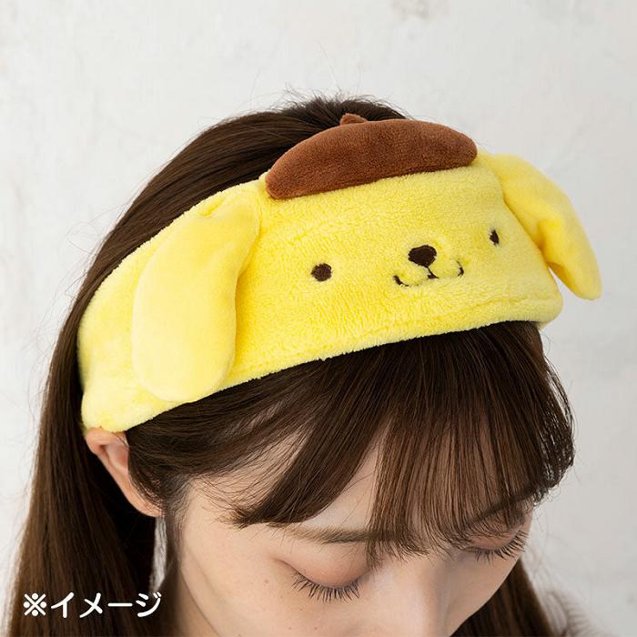 Hello Kitty Pompompurin Plush Headband Žluté | CZ_HK20805