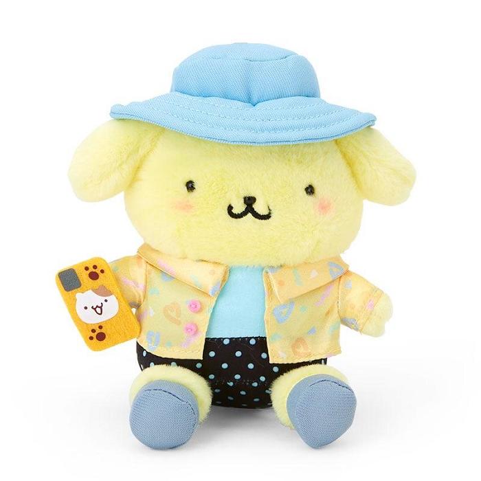 Hello Kitty Pompompurin Plush Mascot Keychain (Day at the Funfair Series) Blankyt Žluté | CZ_HK54333