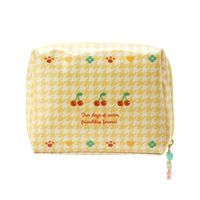 Hello Kitty Pompompurin Zipper (Floral Houndstooth Series) Žluté | CZ_HK87505