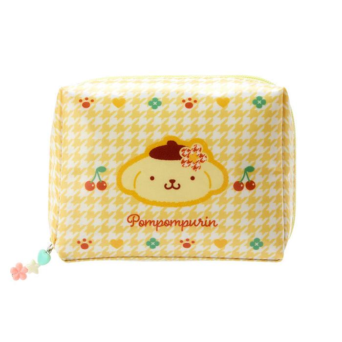 Hello Kitty Pompompurin Zipper (Floral Houndstooth Series) Žluté | CZ_HK87505