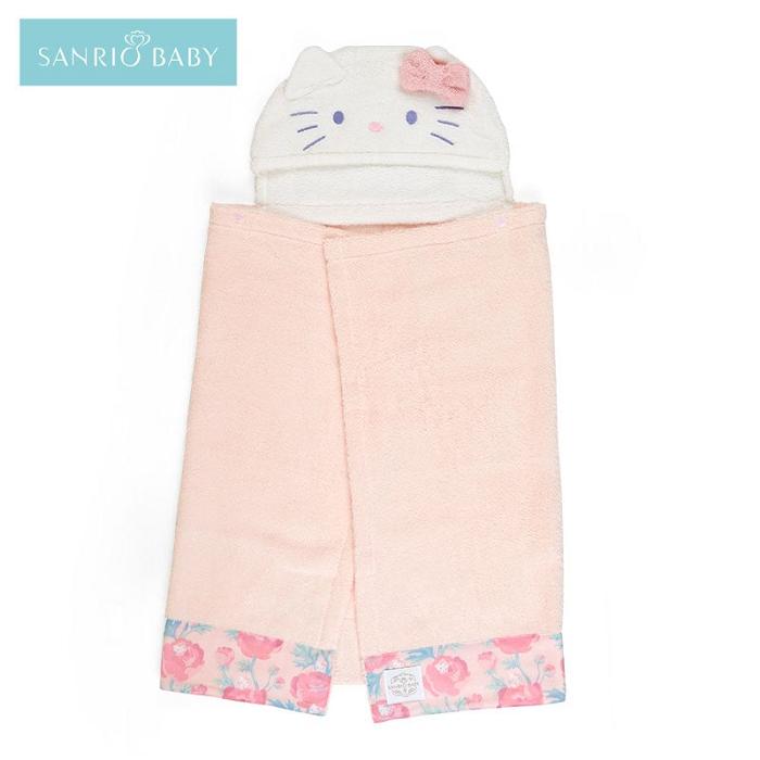 Hello Kitty Sanrio Baby Hello Kitty Hooded Bath Wrap Krém | CZ_HK80042