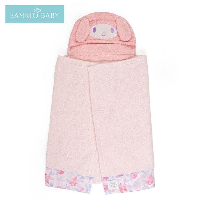 Hello Kitty Sanrio Baby My Melody Hooded Bath Wrap Růžové | CZ_HK70362