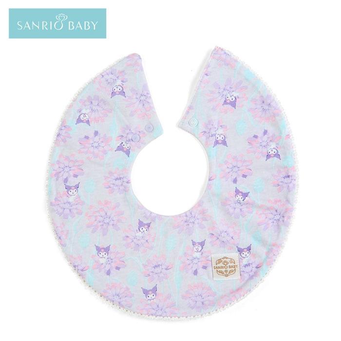 Hello Kitty Sanrio Baby Organic Cotton Kuromi Bib Fialové | CZ_HK51313