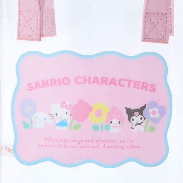 Hello Kitty Sanrio Characters Clear Convertible Mini (Pastel Check Series) Růžové | CZ_HK72641