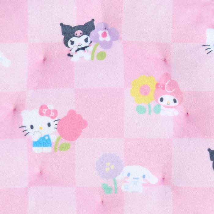 Hello Kitty Sanrio Characters Daisy Throw Pillow (Pastel Check Series) Růžové | CZ_HK55084