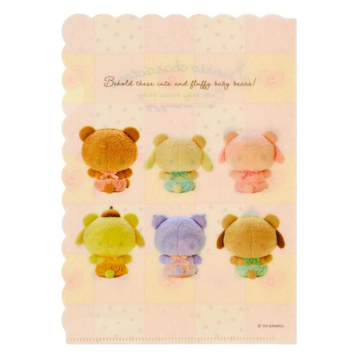 Hello Kitty Sanrio Characters File Folder Set (Baby Bear Series) Žluté | CZ_HK42126