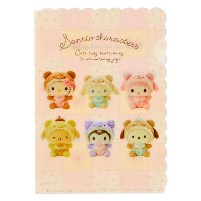 Hello Kitty Sanrio Characters File Folder Set (Baby Bear Series) Žluté | CZ_HK42126