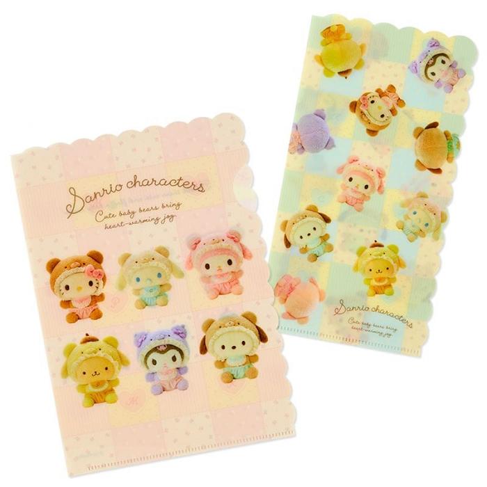 Hello Kitty Sanrio Characters File Folder Set (Baby Bear Series) Žluté | CZ_HK42126