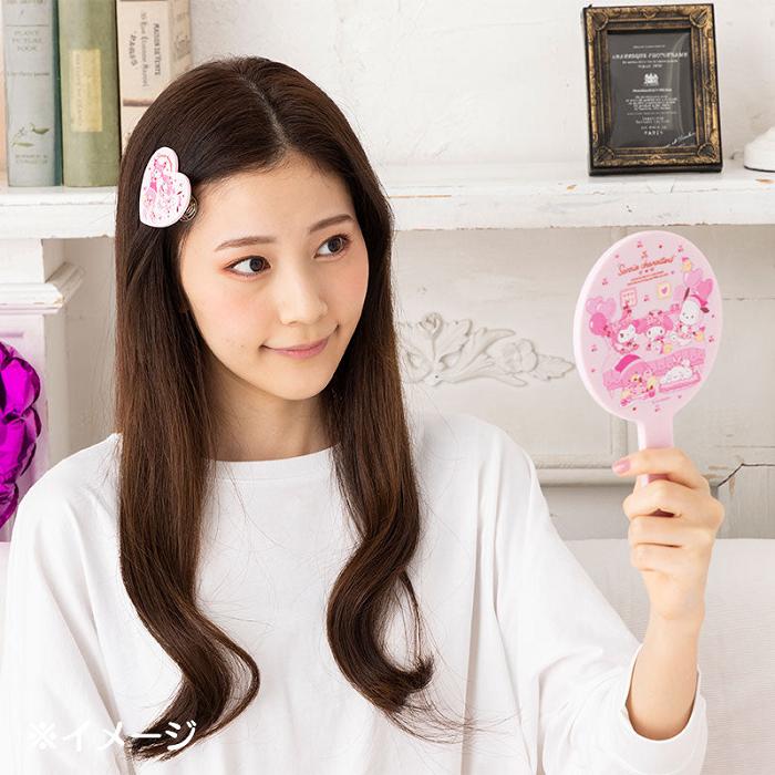 Hello Kitty Sanrio Characters Hand Mirror (Staycation Series) Růžové | CZ_HK38721