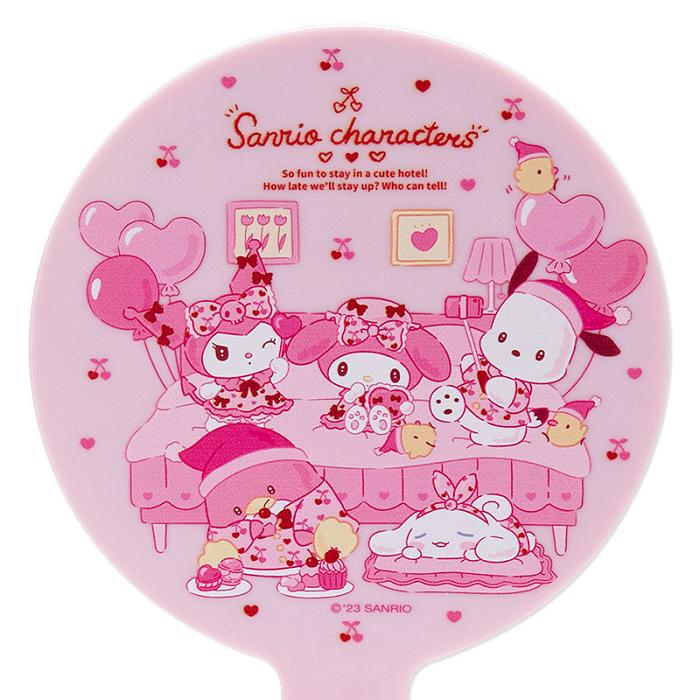 Hello Kitty Sanrio Characters Hand Mirror (Staycation Series) Růžové | CZ_HK38721